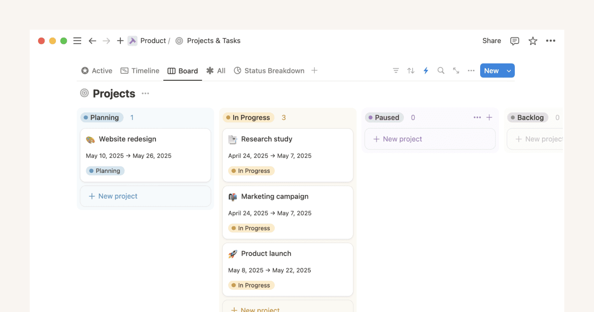 Manage client work in a flexible project tracker