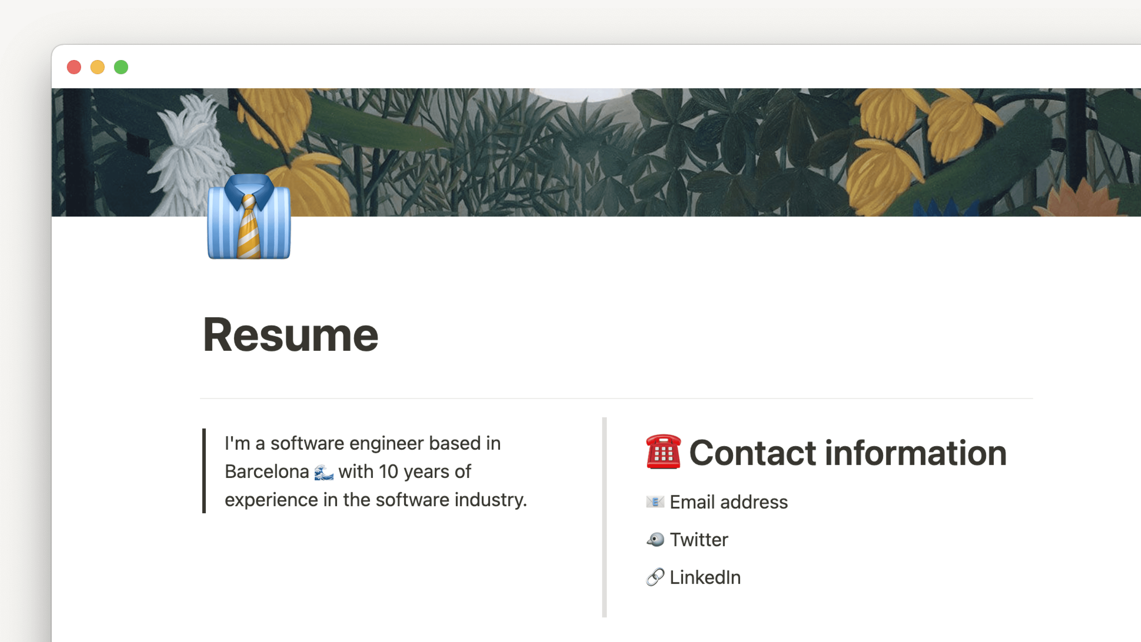 Spalten, Tabellen und Trennlinien – Hero