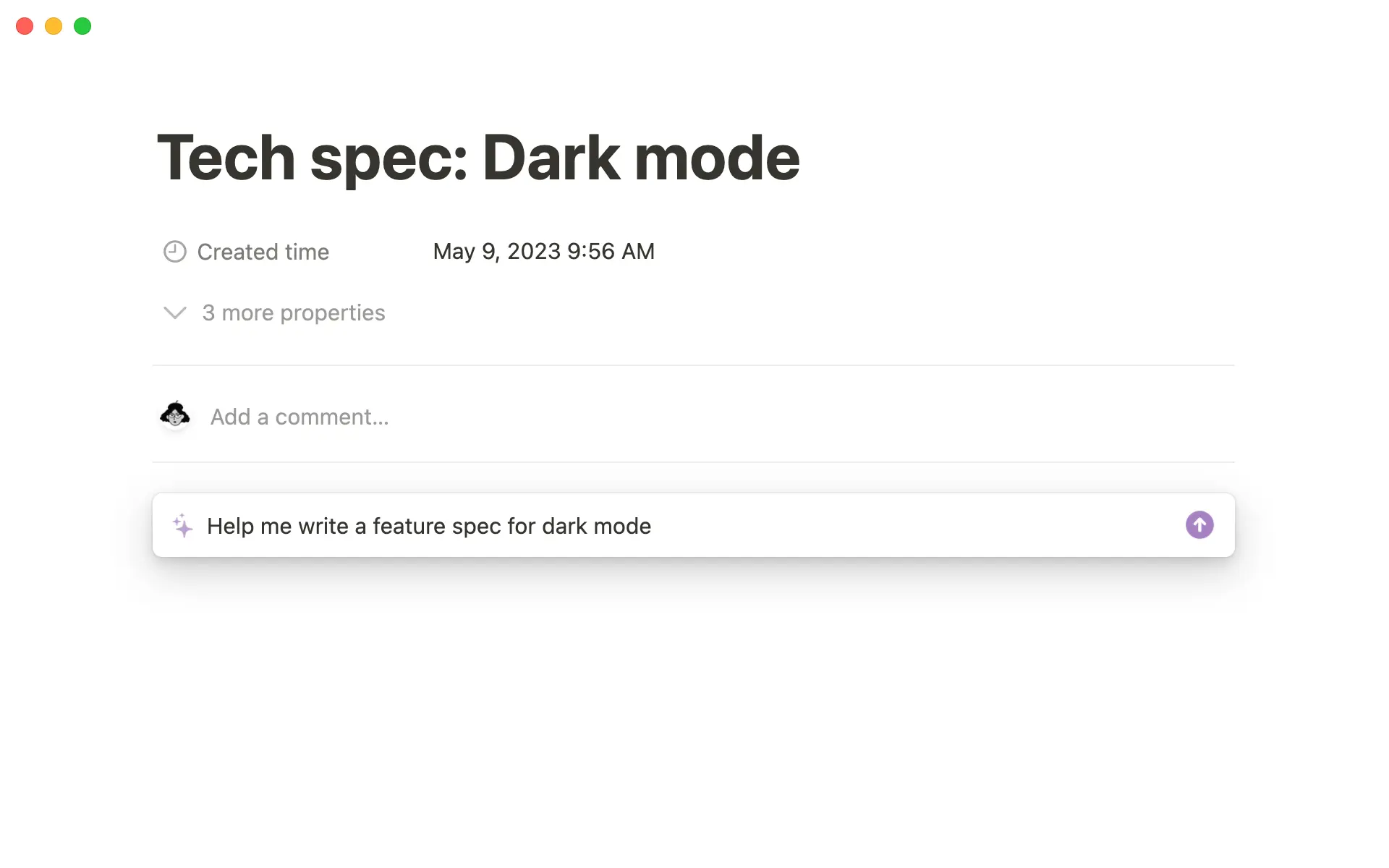 Product AI hero screenshot