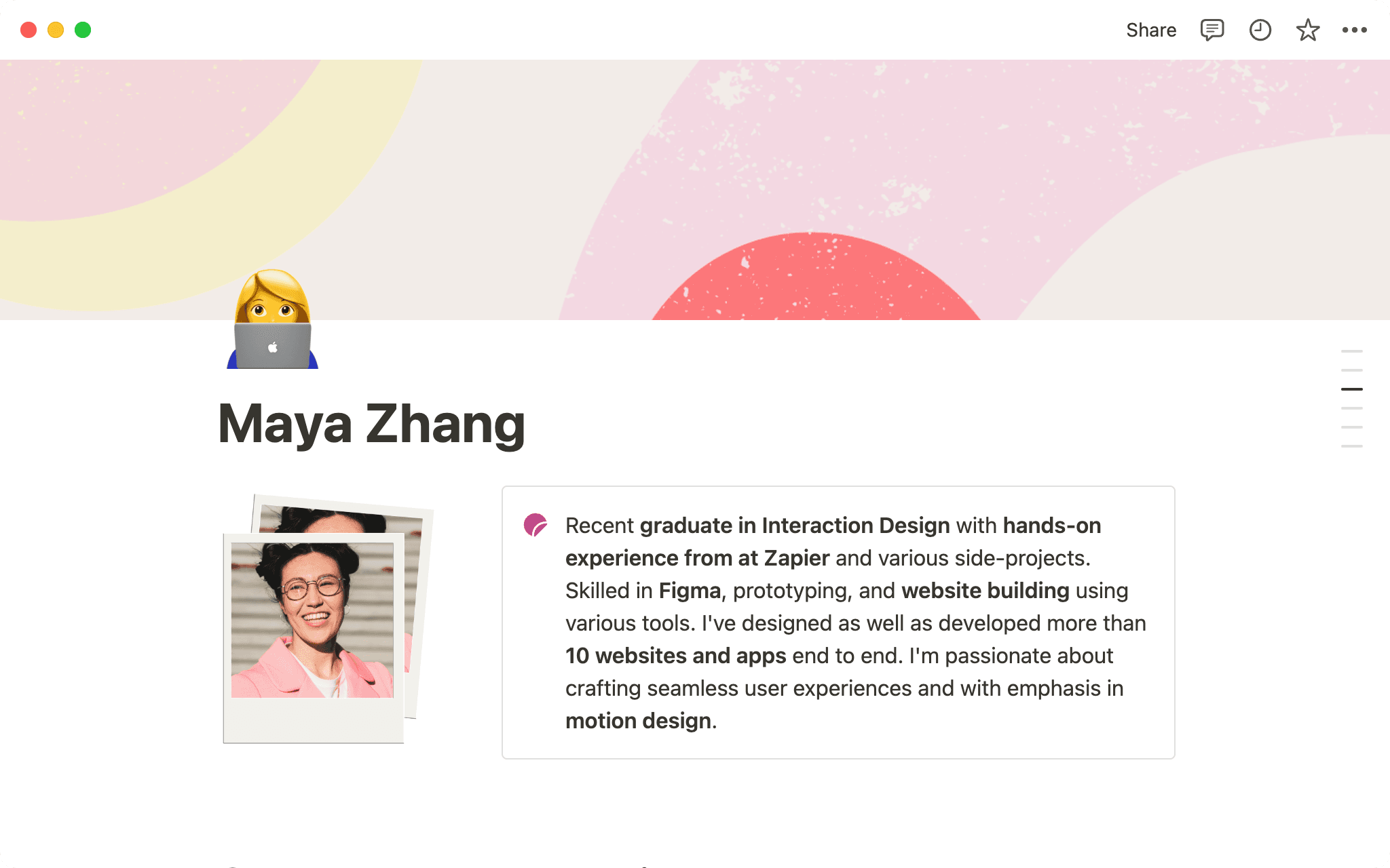 Veröffentliche alles mit nur wenigen Klicks.