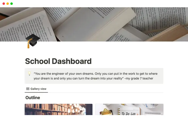 School Dashboard